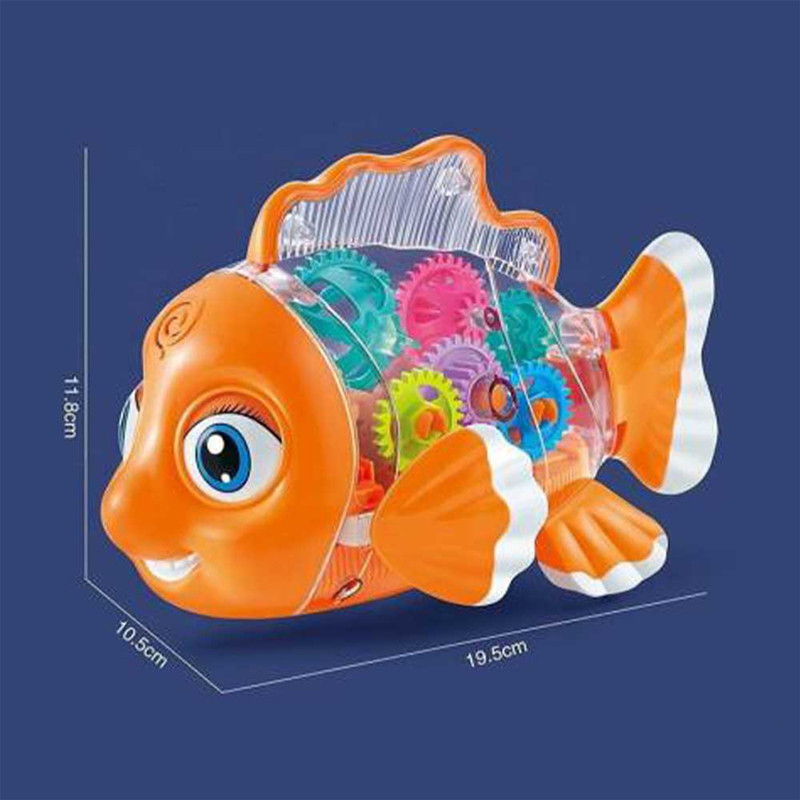 اسباب بازی طرح ماهی مدل چرخ دنده ای کد 3034